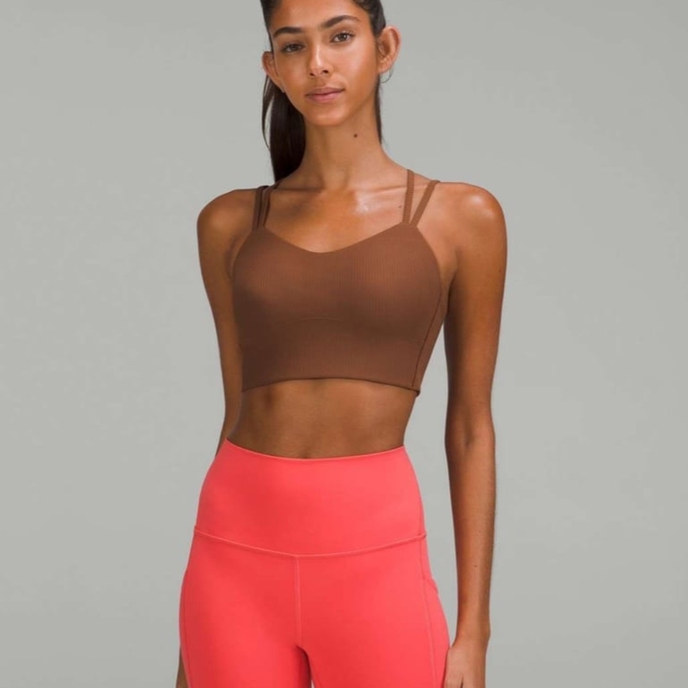 Women's Brown Strappy Bralette